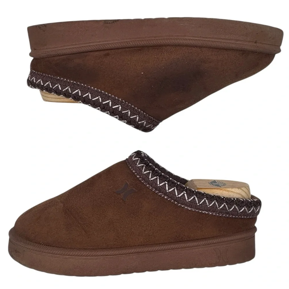 Hurley Brown Kids Slippers